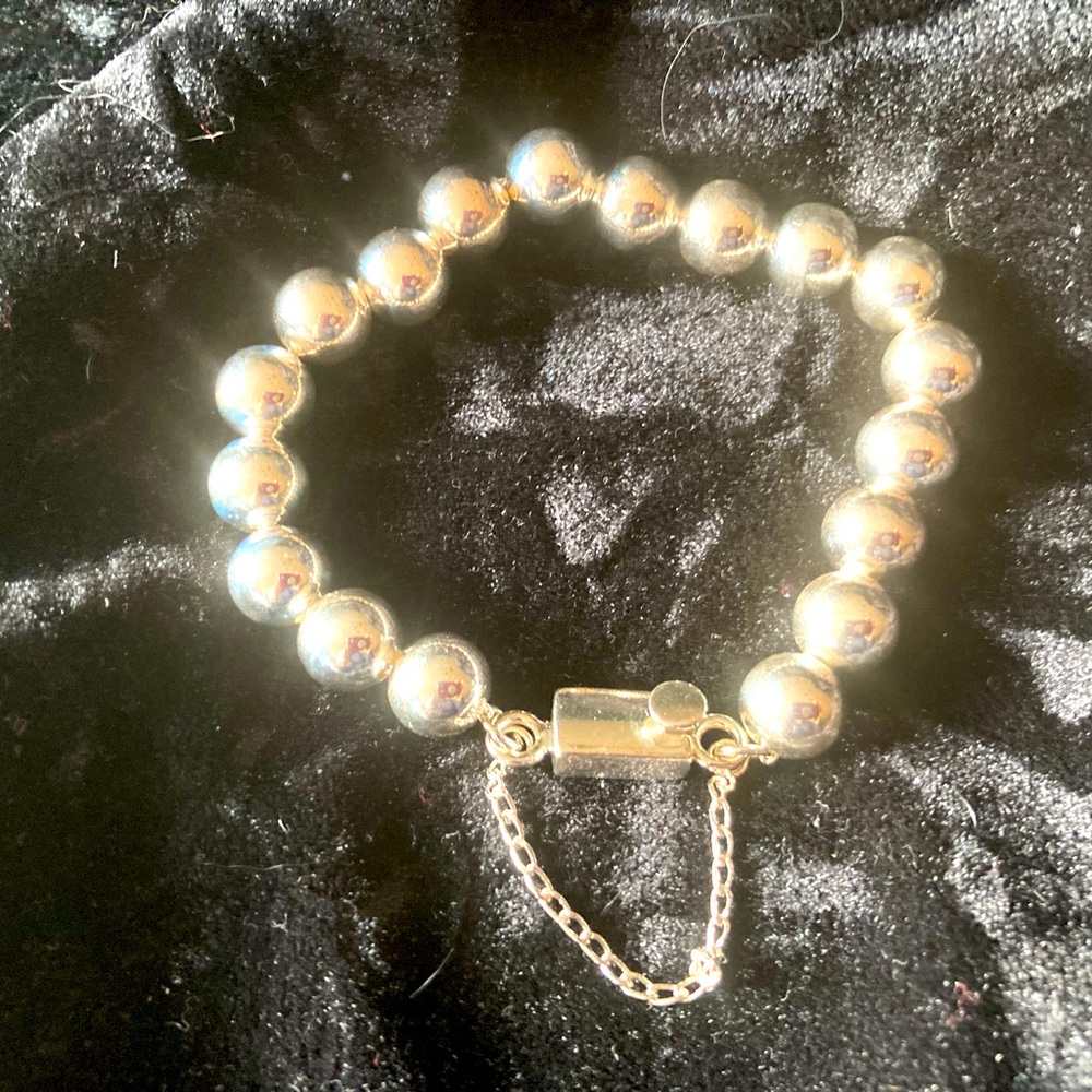 Silpada Sterling Silver bead bracelet.